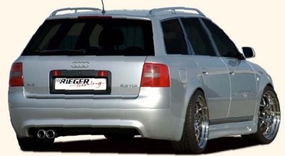 Achterbumper Diffusor zonder PDC Audi A6 4B Avant 07.01 Rieger