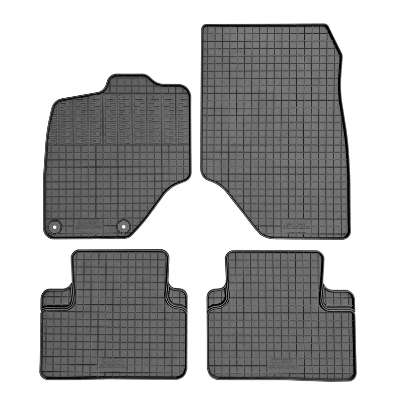 CIKCAR Rubber car mats set  Peugeot 3008 III PHEV/EV 2024- / 5008 III PHEV/EV 2024- & Citroën C5 Aircross II PHEV/EV 2025- & Opel Grandland II PHEV/EV 2024- (4-pieces + fixing system)