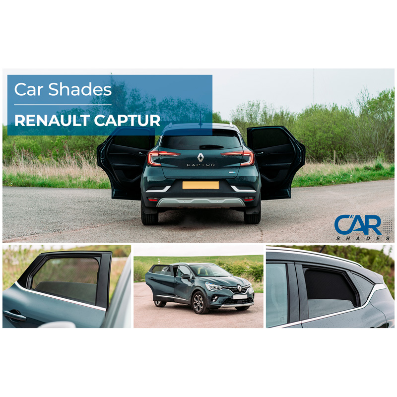 Set Car Shades (rear side doors)  Renault Captur II 5 doors 2020- (2-pieces)
