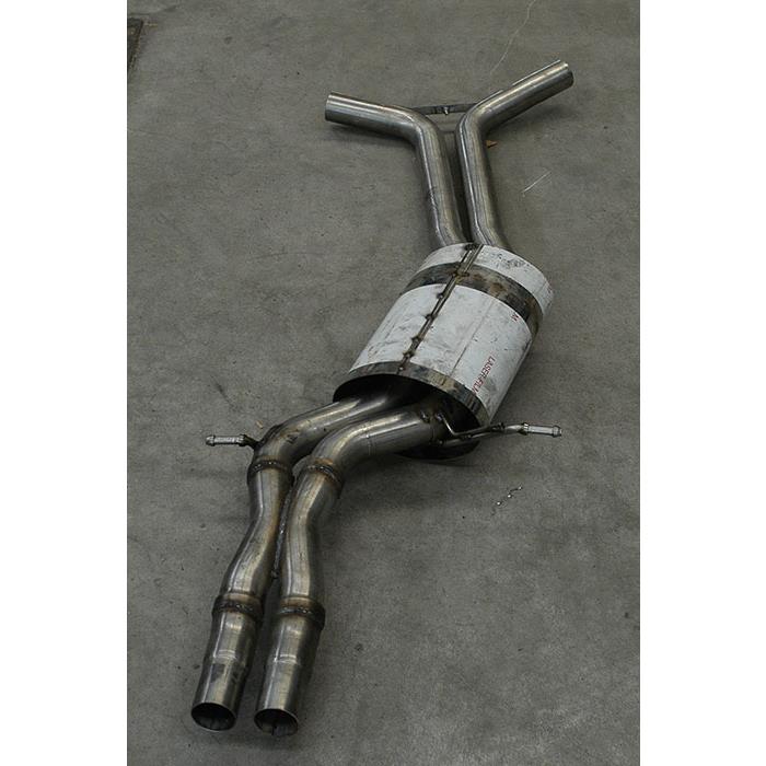 AUDI A6 C7 4G (Sedan + Avant) 2.8 FSI V6 (204 Hp) 2011 -> 2014 ("Cat.- Back" system) Centre exhaust