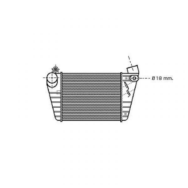 Intercooler GOLF TDI 97-01 1.8 TURBO->> 99 AUDI A3/BORA/IBIZA/TO