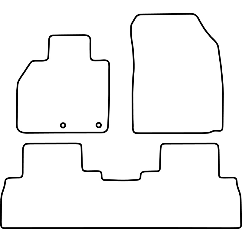 Automatten  Renault Scenic 2009-2015 (+ vakjes)