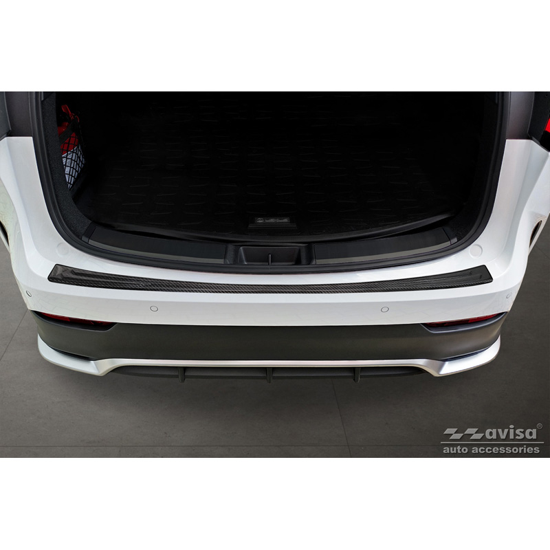 Echt 3D Carbon Achterbumperprotector  Lexus NX 2021- 'Ribs'