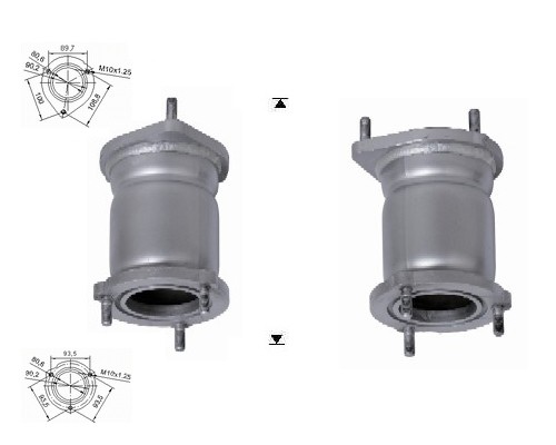 Daewoo TACUMA 1.6i 16V 1598 cc 77 Kw / 105 cv A16DMS Magnaflow C