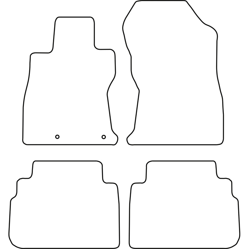 Set velour car mats  Subaru Forester (SK) Facelift 2022-