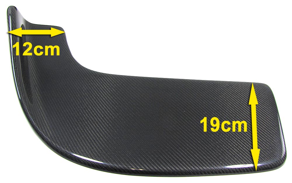 Carbon Voorspoiler lippen wings Universeel