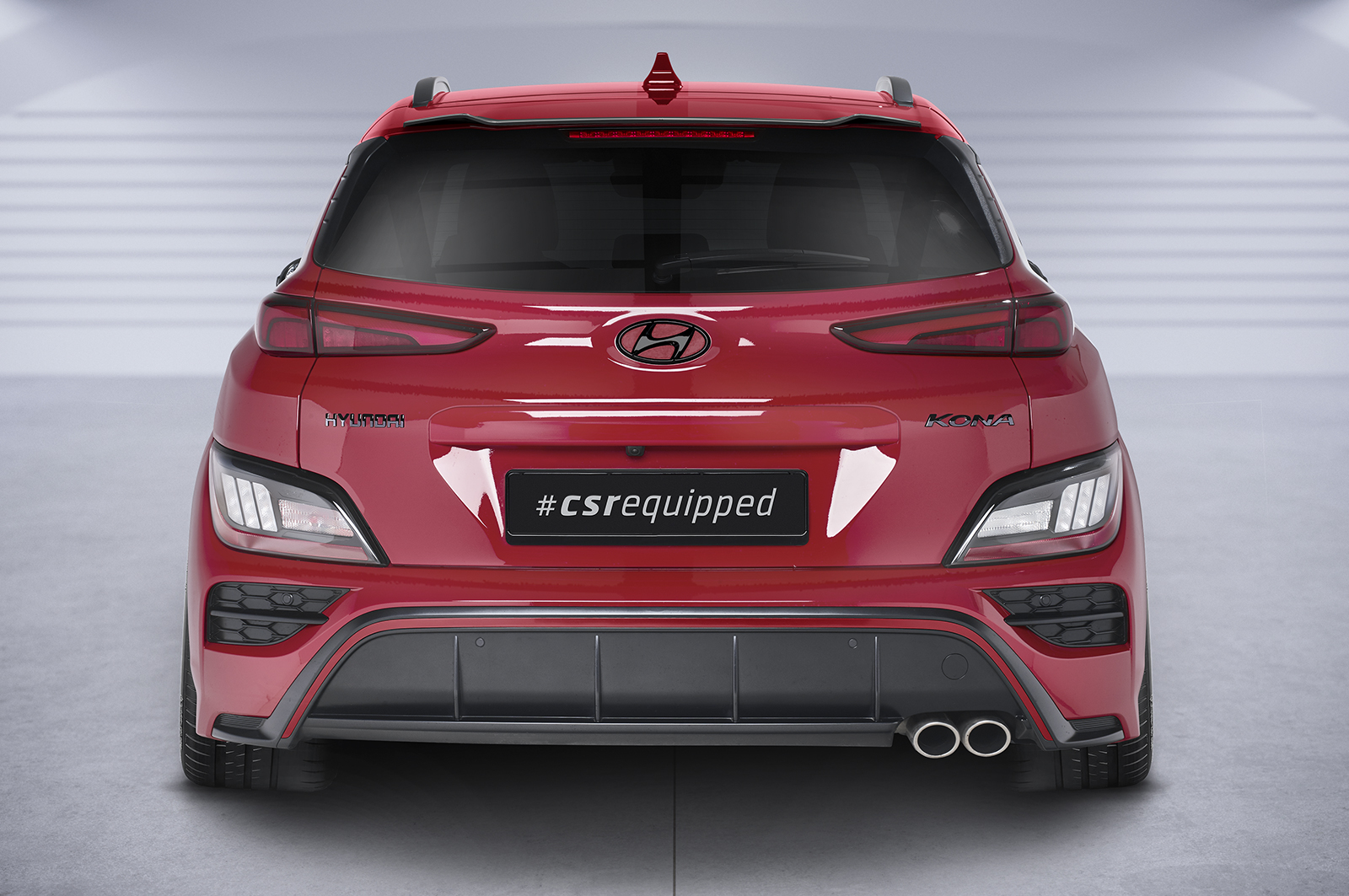Spoiler Hyundai Kona CSR Glans Zwart