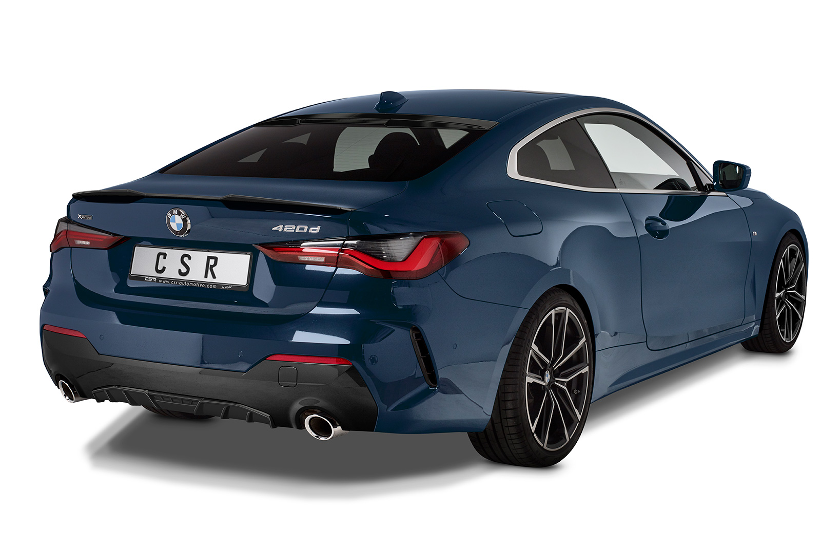 Achter aanzet BMW 4er (G22/G23) M-Paket en M440 CSR glans Zwart