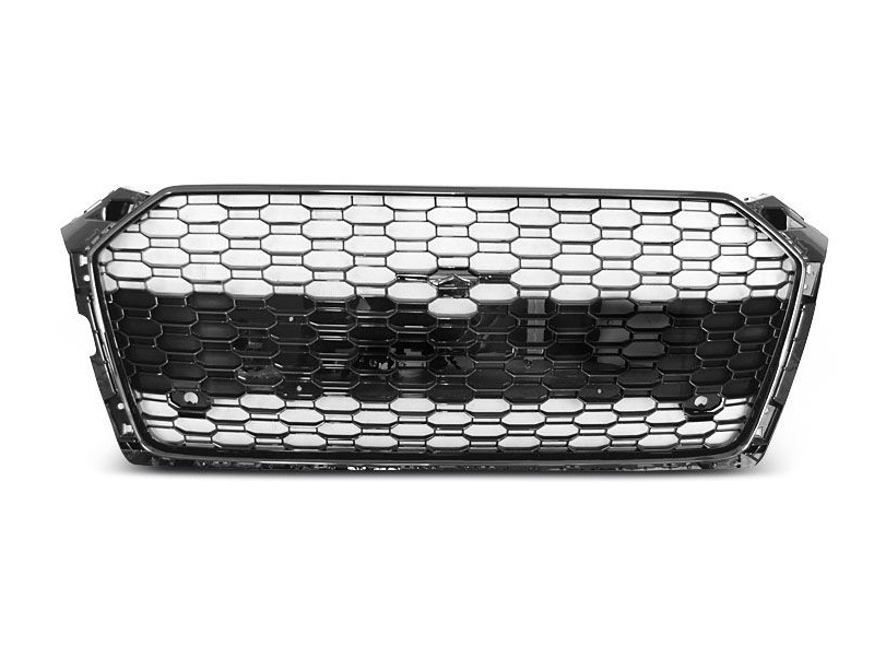 Grill Audi A5 F5 16-19 RS5 Look Glans Zwart