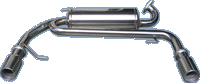 Sportuitlaat Fiat Grande Punto 1.4T-Jet (155pk) 07- 2x80mm