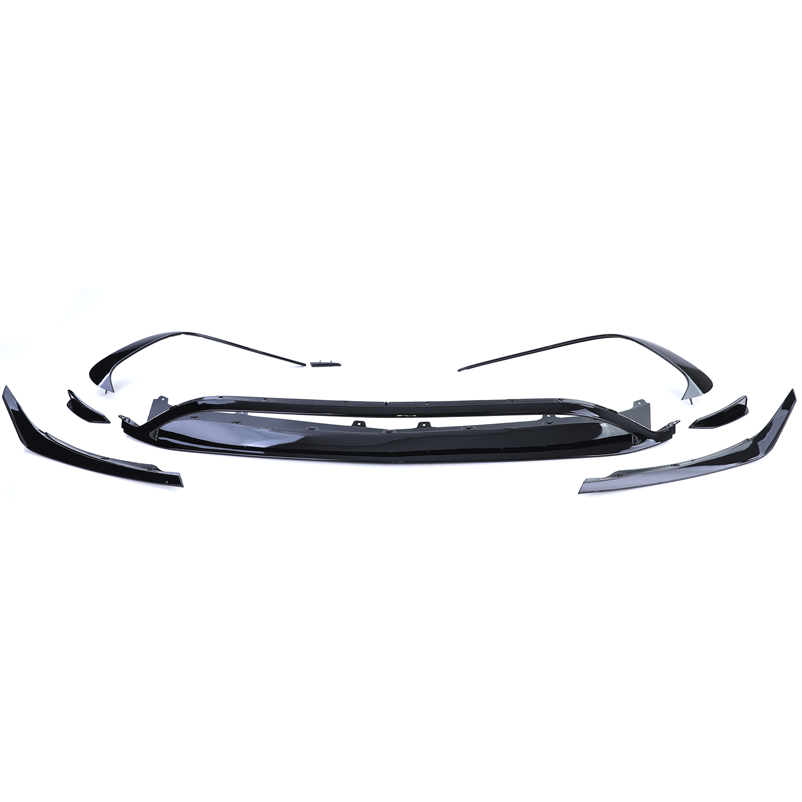 Mercedes A-Klasse W176 A45 Canards Aero 2015-2018 Glans Zwart