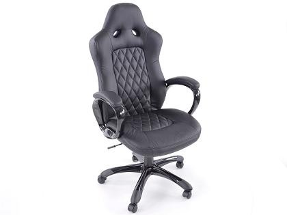 Bureau stoel kunstleer Zwart