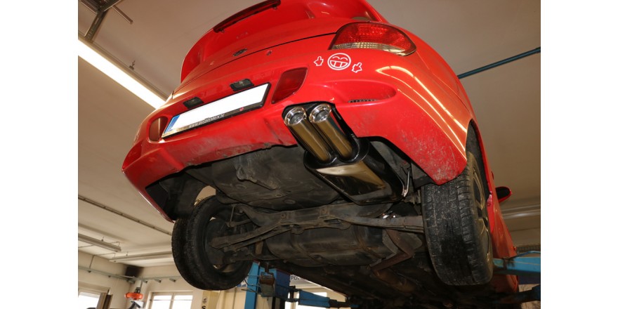 Hyundai Coupe Typ RD Einddemper - 2x76 Typ 13 FOX