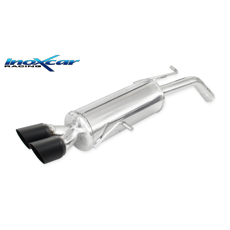 100% Inox Sport Exhaust  Peugeot 207 1.6 16V GTI 175hp 2007- Ø 55 2x80mm Ceramic Black