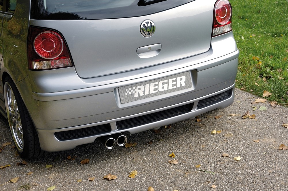 Achterbumper Diffusor VW Polo 9N Rieger