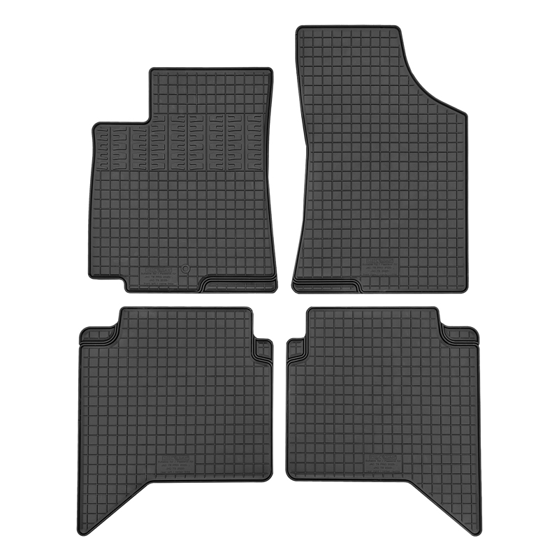 CIKCAR Satz Gummimatten passend für JAC T8 Pro 2025- & T9 2026- (4-teilig + Montagesystem)