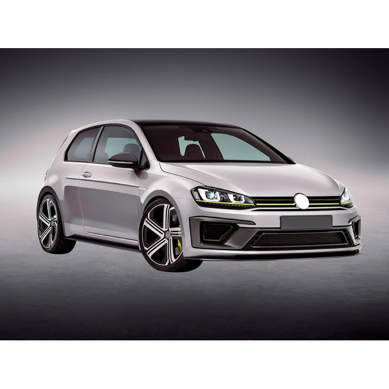 Complete body kit  Volkswagen Golf VII 3/5-doors 2012-2017 'R400-Look' incl. Grills (PP)