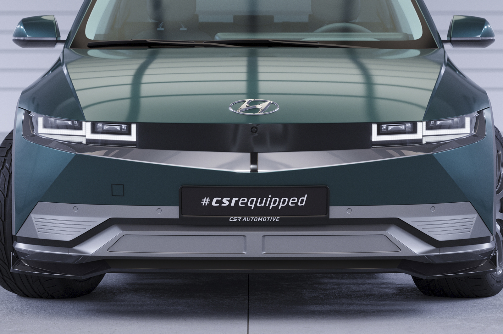 Voorspoiler Hyundai Ioniq 5 CSR Glans Zwart