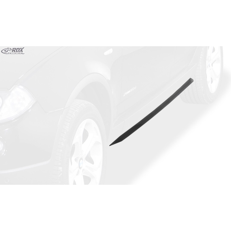 Sideskirts 'Slim'  BMW X3 E83 2004-2010 (ABS zwart glanzend)