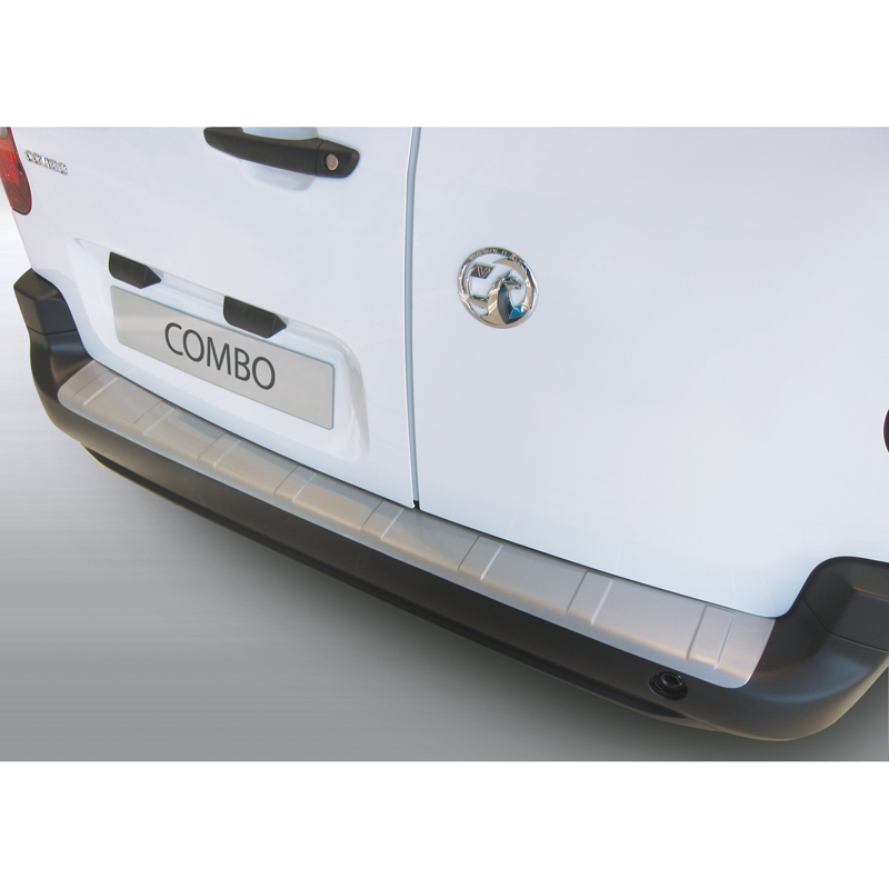 ABS Rear bumper protector  Citroën Berlingo Multispace / Peugeot Rifter / Opel Combo Tour (MPV) 2018- Black 'Ribbed'