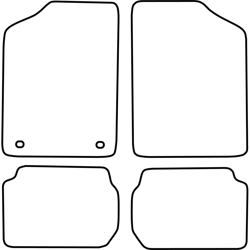 Set velour car mats  Suzuki Swift 1988-2005