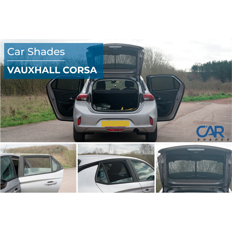 Set Car Shades  Opel Corsa F 5-doors 2019- (4-pieces)