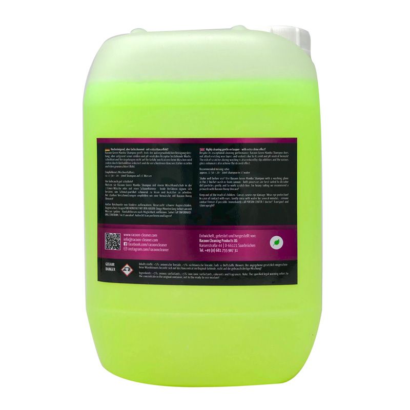 Racoon GREEN MAMBA Car Shampoo / pH neutral - 5000ml