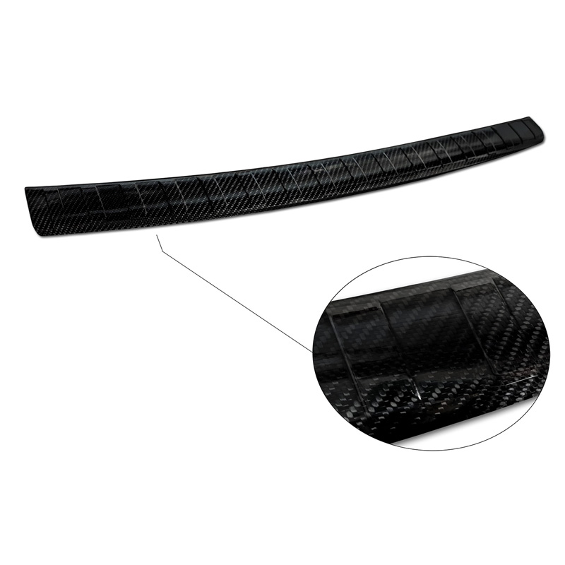 Real 3D Carbon Rear bumper protector  Honda Jazz Crosstar Hybrid 2020- 'Ribs'