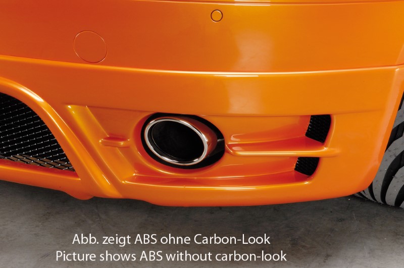 Achterbumper Diffusor Carbon-look Audi TT 09.06- Rieger