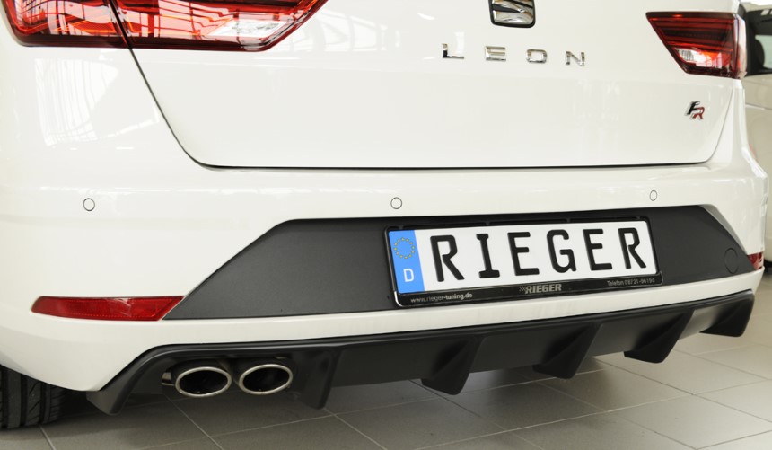 Diffuser Seat Leon FR (5F) Rieger dubbele uitlaat links
