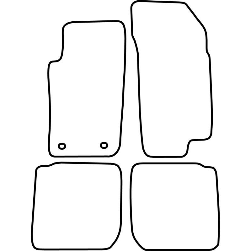 Set velour car mats  Ford Scorpio 1985-1994