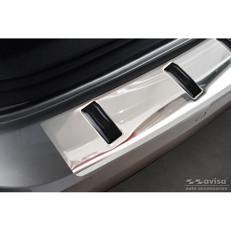 Stainless Steel Rear bumper protector  Volkswagen Golf VII Variant Facelift 2017-2019 (incl. R-Line & Alltrack) 'STRONG EDITION'