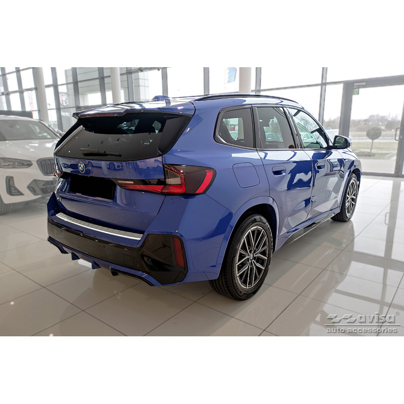 Stainless Steel Rear Bumper protector  BMW X1 U11 M-Sport 2022- 'Ribs'