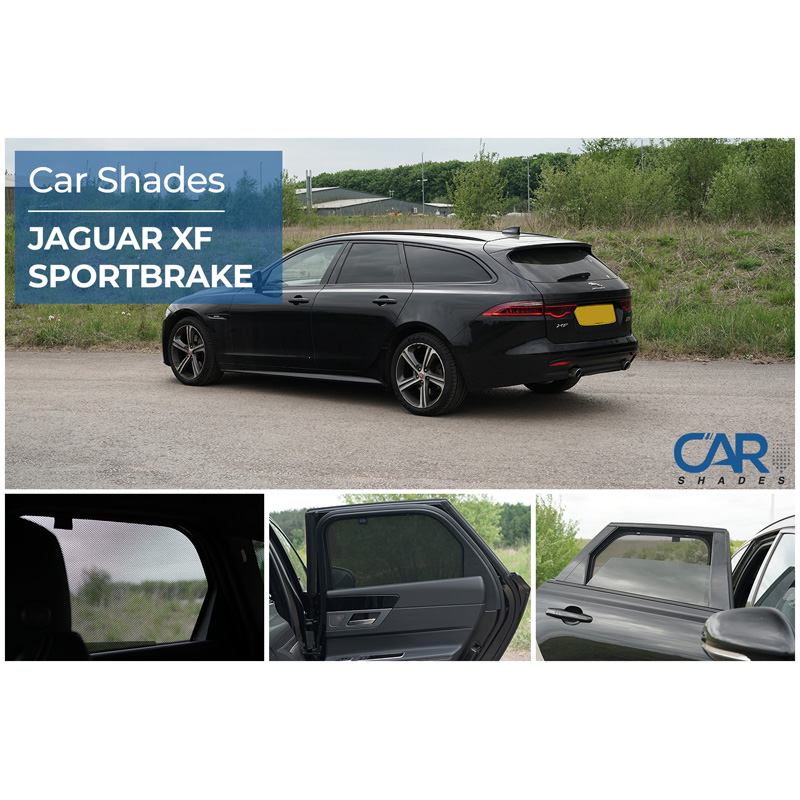 Set Car Shades (rear side doors)  Jaguar XF II (X260) Sportbrake 2017- (2-pieces)
