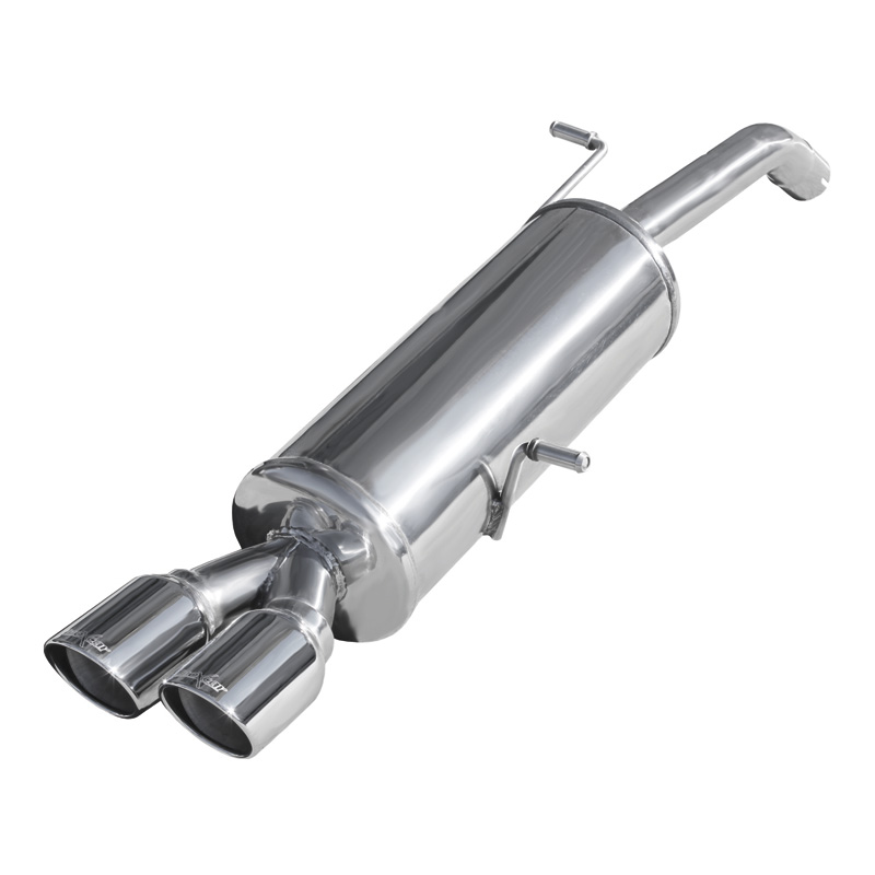 100% Inox Sport Exhaust  Citroën DS3 1.6 Turbo Racing (207HP) 2011- Ø55mm 2x80mm X-Race