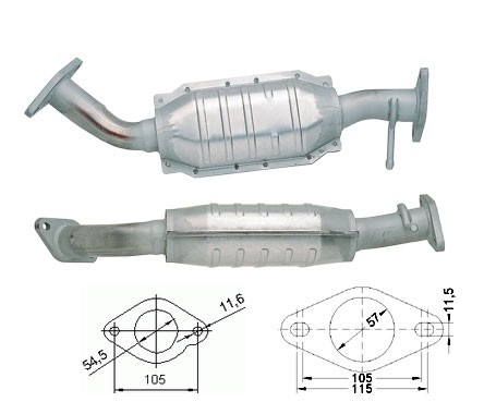 Ford MONDEO 1.8i 16V 1796 cc 85 Kw / 116 cv ZH18 Magnaflow CAT B
