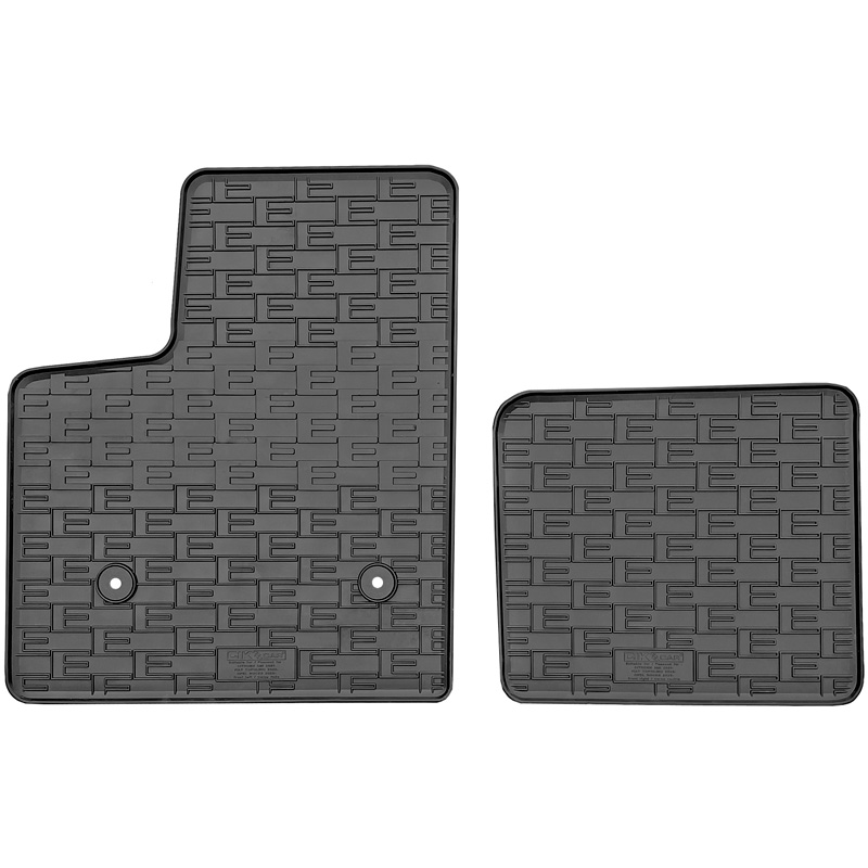 CIKCAR Rubber car mats set  Opel Rocks-e 2021- / Citroën Ami 2020- / Fiat Topolino 2023- (2-pieces + fixing system)