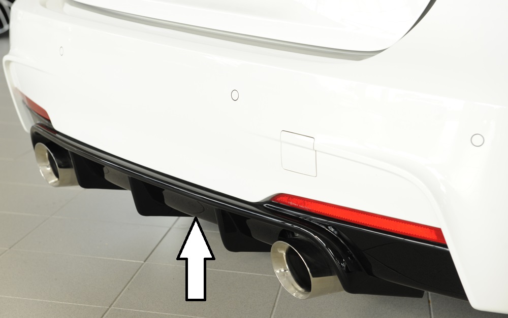Achter Diffuser BMW 335i/340i F30/F31 2012-... Echt Carbon Rieger