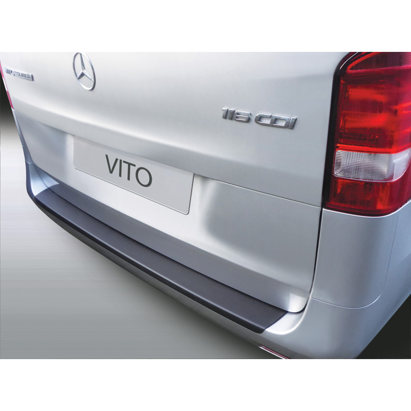 ABS Rear bumper protector  Mercedes Vito/V-Class/AMG/Viano Facelift 3/2019- Black