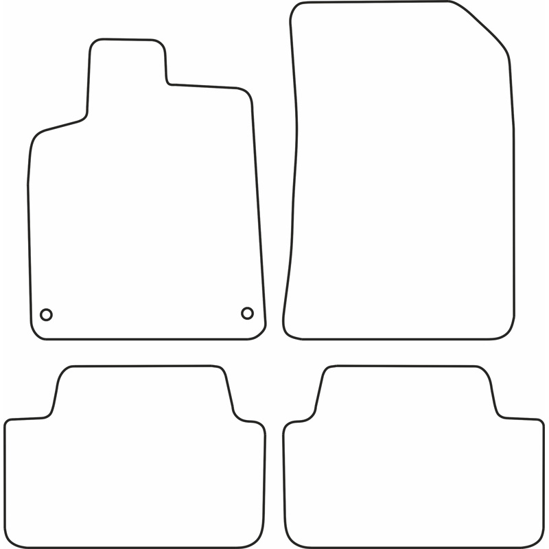 Automatten  Citroen C5 2001-2008