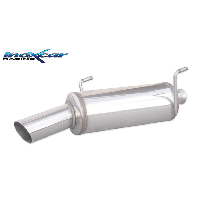 100% Inox Sport Exhaust  Peugeot 206 1.4 16v/1.4XS 90hp 2001-2006 1x90mm Rally