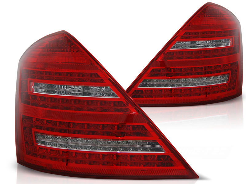 Taillights LED Mercedes S-klasse W221 red/clear