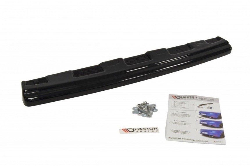 Diffuser Mitsubishi Lancer Evo X Maxton Design glans zwart