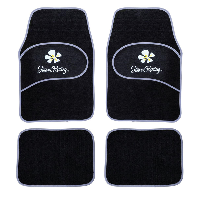 Simoni Racing Universele Automatten Daisy - Zwart/Grijs - 4 stuks
