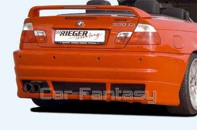Achterbumper BMW E46 coupe/cabrio/sedan M3-look Rieger PDC