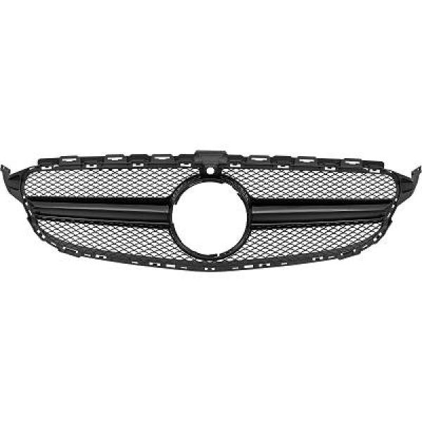 Grill Mercedes W205 13-18 Zwart C63-look
