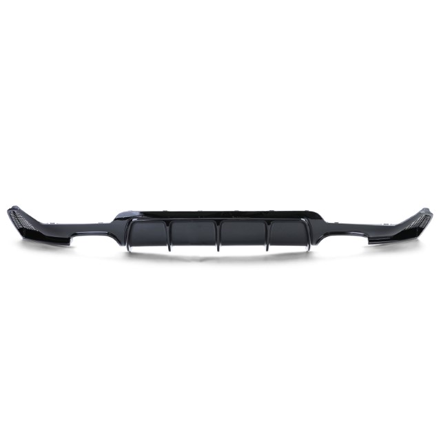 Diffusor BMW 4-serie F32 / F36 2013- Glans Zwart M-Pakket Duplex M4