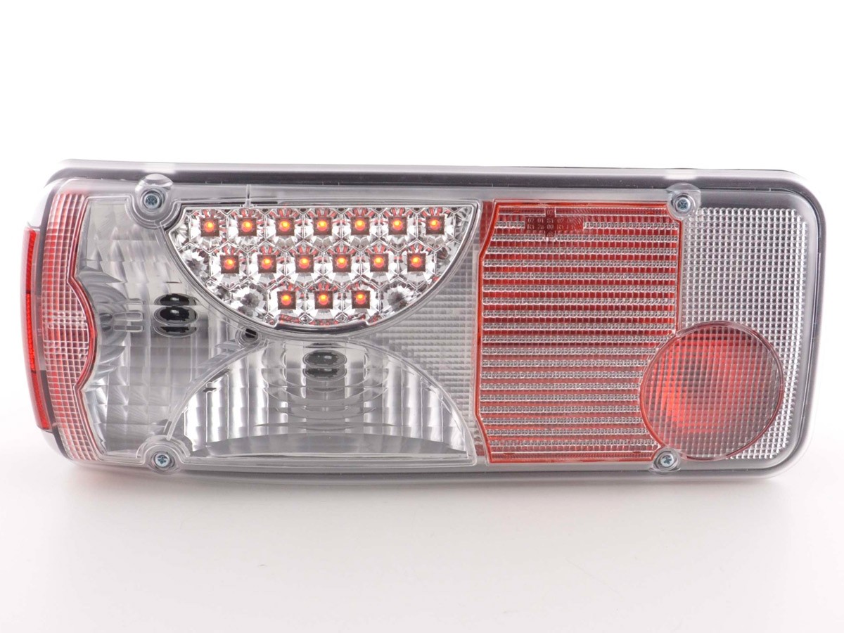 Tail Lights Mercedes Zetros LED Chrome
