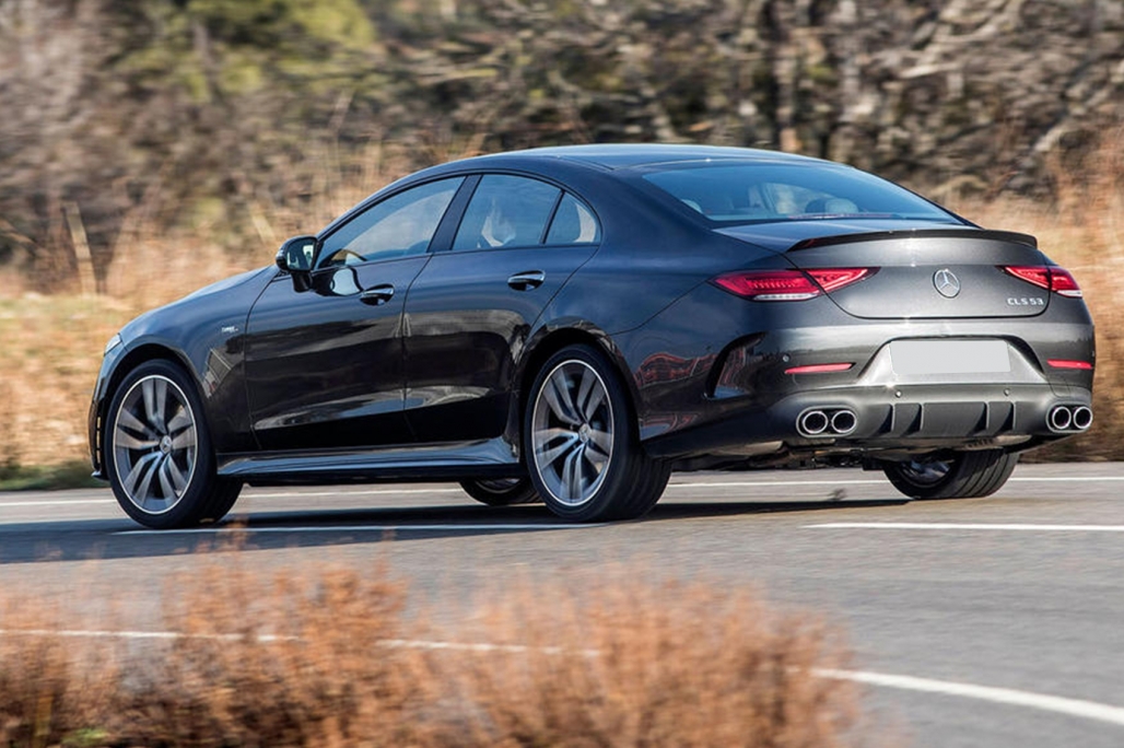 Diffuser Mercedes CLS C257 53 AMG Look Zilvere Sierstukken