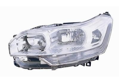 koplamp, Valeo, H7+H7+H1, incl stelmotortje, met draaimodule, re